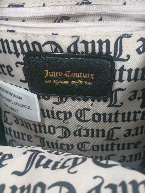 Juicy Couture Mini Backpack Purse Black Gold Hardware Pre-owned Good Condition main image 8